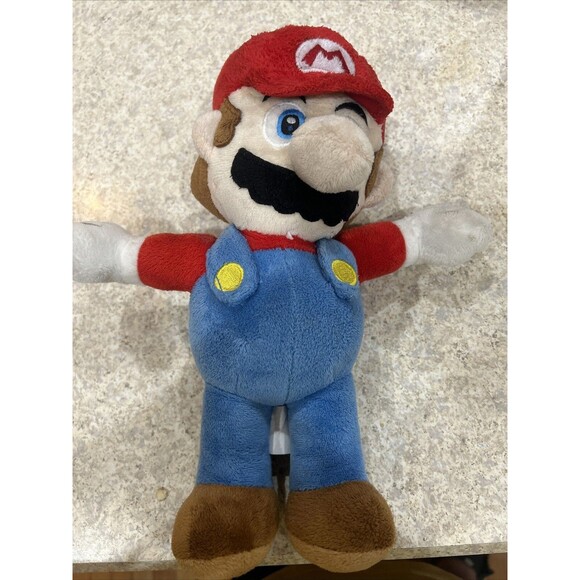 Super Mario Other - Nintendo Super Mario Bros Mario Plush Stuffed Toy Doll 14"